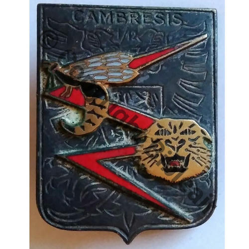 CAMBRESIS A0529 EC.1.12 CAMBRESIS CAMBRAI  AB.P SM Bol poinconne Dos lisse irreg Embouti GUEULE NOIRE Src.roxhan1988 460Eur09.24 